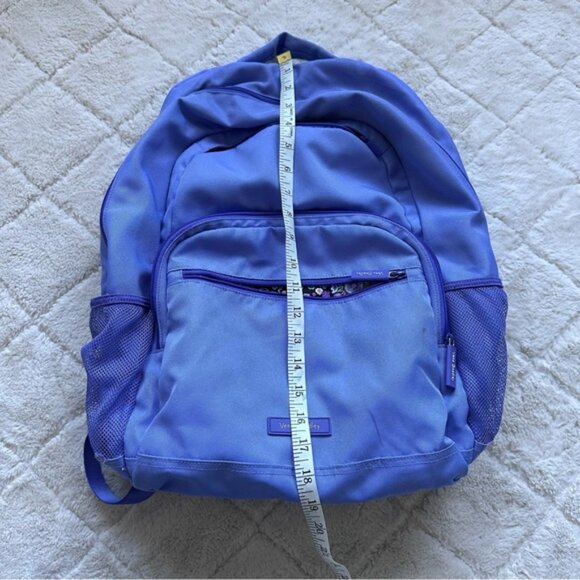 Vera Bradley | "Deep Periwinkle Purple Floral" Lighten Up Essential Backpack - Picture 15 of 16